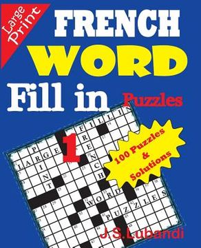 portada FRENCH Word Fill-in Puzzles (en Francés)