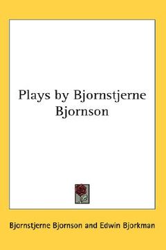 portada plays by bjornstjerne bjornson (in English)