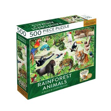 portada Rainforest Animals Jigsaw Puzzle (en Inglés)