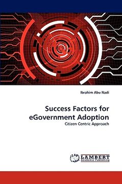 portada success factors for egovernment adoption (en Inglés)