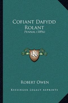 portada Cofiant Dafydd Rolant: Pennal (1896)