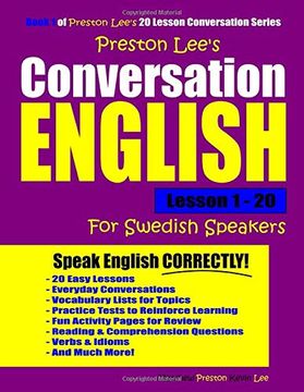 portada Preston Lee's Conversation English for Swedish Speakers Lesson 1 - 20 (en Inglés)