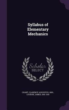 portada Syllabus of Elementary Mechanics (en Inglés)