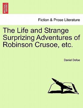 portada the life and strange surprizing adventures of robinson crusoe, etc.