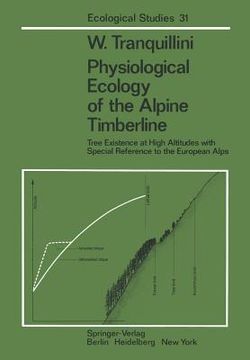 portada physiological ecology of the alpine timberline: tree existence at high altitudes with special reference to the european alps (en Inglés)