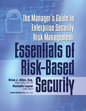 portada The Manager's Guide to Enterprise Security Risk Management: Essentials of Risk-Based Security (en Inglés)