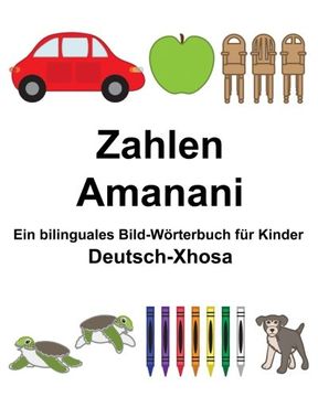 portada Deutsch-Xhosa Zahlen/Amanani Ein bilinguales Bild-Wörterbuch für Kinder (FreeBilingualBooks.com)