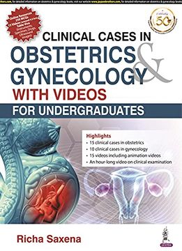 portada Clinical Cases in Obstetrics & Gynecology: With Videos for Undergraduates (en Inglés)