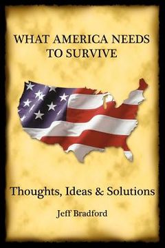 portada what america needs to survive (en Inglés)