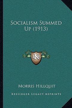 portada socialism summed up (1913) (in English)
