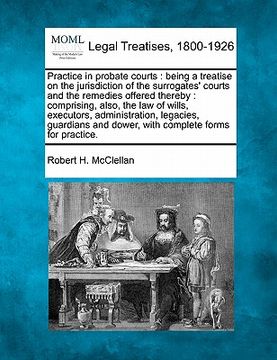 portada practice in probate courts: being a treatise on the jurisdiction of the surrogates' courts and the remedies offered thereby: comprising, also, the (en Inglés)
