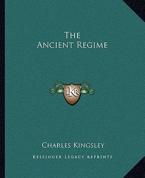 portada the ancient regime (in English)