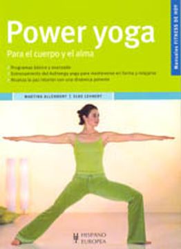 portada power yoga,para el cuerpo y el alma/ for the body and soul