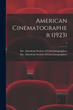 portada American Cinematographer (1923); 3 (en Inglés)