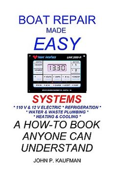 portada boat repair made easy -- systems (in English)