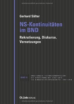 portada Ns-Kontinuitäten im bnd (en Alemán)