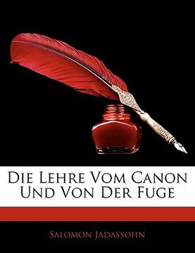 portada Die Lehre Vom Canon Und Von Der Fuge