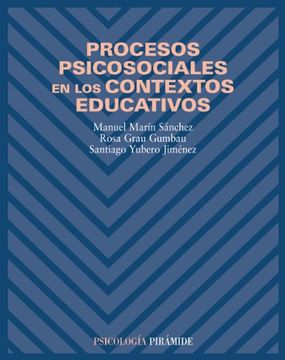 portada Procesos Psicosociales en los Contextos Educativos (in Spanish)