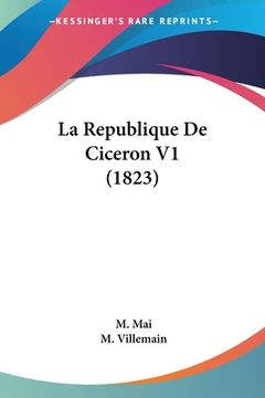 portada La Republique De Ciceron V1 (1823) (in French)