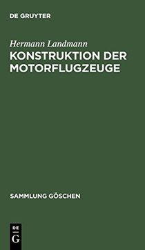 portada Konstruktion der Motorflugzeuge (in German)