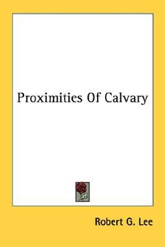 portada proximities of calvary (en Inglés)