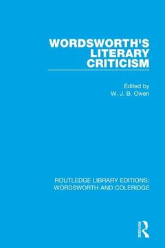 portada Wordsworth's Literary Criticism (en Inglés)