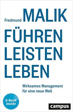 portada Führen Leisten Leben: Wirksames Management für Eine Neue Welt, Plus E-Book Inside (Epub, Mobi Oder Pdf) (in German)