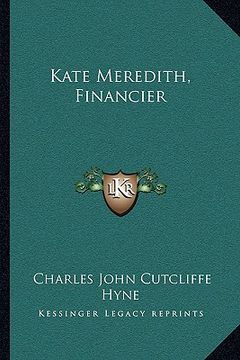 portada kate meredith, financier (in English)