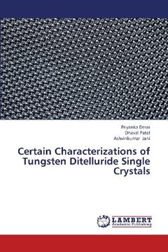 portada Certain Characterizations of Tungsten Ditelluride Single Crystals