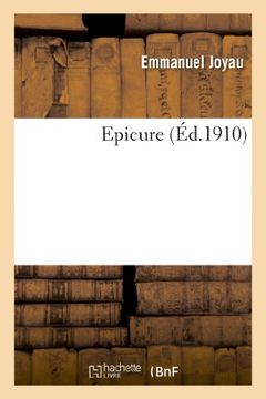portada Epicure (Philosophie)
