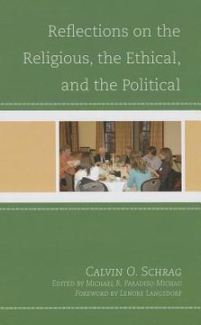 portada reflections on the religious, the ethical, and the political (en Inglés)