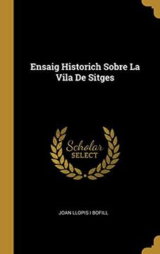 portada Ensaig Historich Sobre la Vila de Sitges