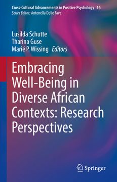portada Embracing Well-Being in Diverse African Contexts: Research Perspectives (in English)