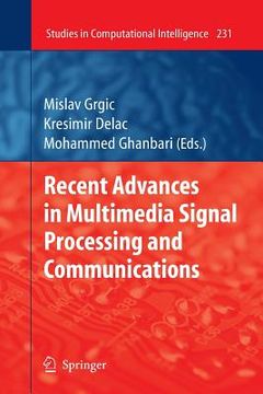 portada recent advances in multimedia signal processing and communications