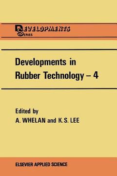 portada Developments in Rubber Technology--4 (en Inglés)