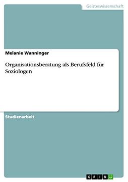 portada Organisationsberatung als Berufsfeld fr Soziologen (en Alemán)
