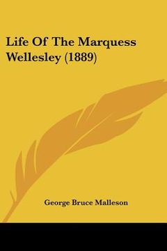 portada life of the marquess wellesley (1889)