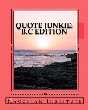 portada quote junkie b.c edition (in English)