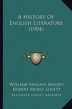 portada a history of english literature (1904) a history of english literature (1904) (en Inglés)