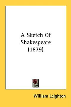 portada a sketch of shakespeare (1879)