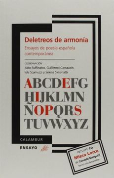 portada Deletreos De Armonia (Incluye Cd) (Calambur Ensayo) (in Spanish)