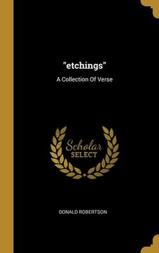 portada "etchings": A Collection Of Verse (en Inglés)