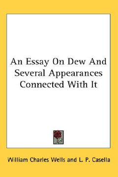 portada an essay on dew and several appearances connected with it (en Inglés)