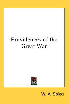 portada providences of the great war (in English)