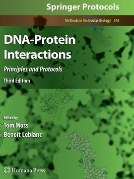 portada dna-protein interactions: principles and protocols, third edition (in English)