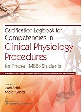portada Certification Logbook for Competencies in Clinical Physiology Procedures: For Phase i Mbbs Students (en Inglés)