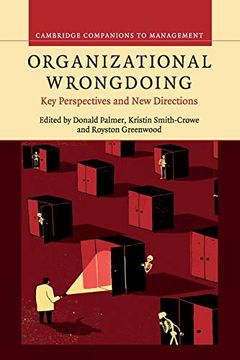 portada Organizational Wrongdoing: Key Perspectives and new Directions (Cambridge Companions to Management) (en Inglés)