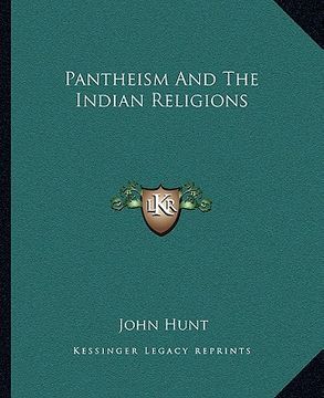 portada pantheism and the indian religions (in English)