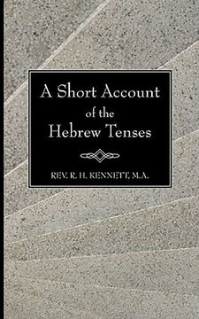 portada a short account of the hebrew tenses (en Inglés)