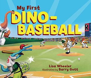 portada My First Dino-Baseball (Board Book) (en Inglés)